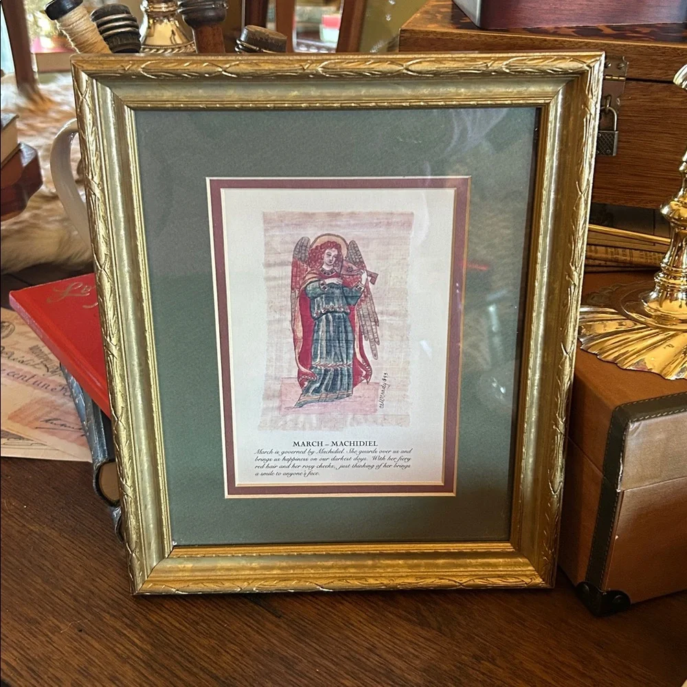 Framed Art Print of Archangel Machidiel - Picture 5 of 6